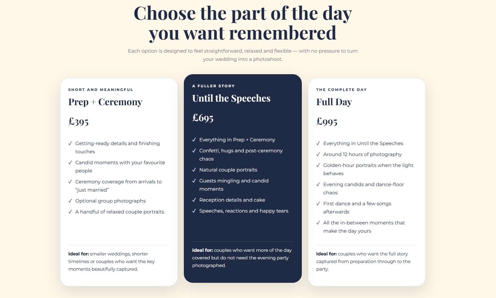 The private Nimble client portal used to keep wedding planning, documents and next steps in one place